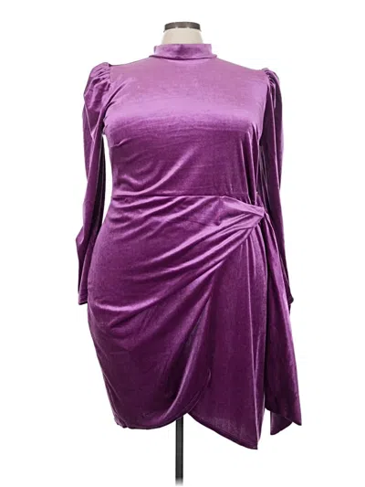 Eloquii Cocktail Dress In Purple