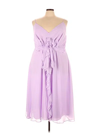 Pre-owned Eloquii Cocktail Dress In Purple