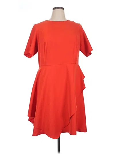 Pre-owned Eloquii Cocktail Dress In Red