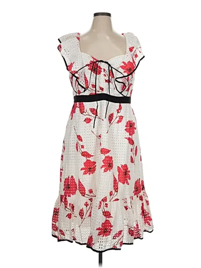 Pre-owned Eloquii Cocktail Dress In Red