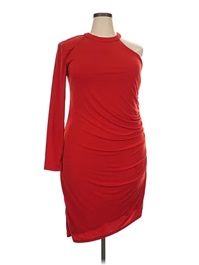 Pre-owned Eloquii Cocktail Dress In Red