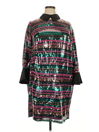 Pre-owned Eloquii Cocktail Dress In Silver