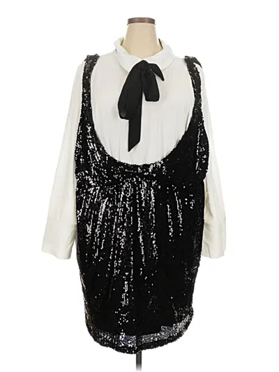 Pre-owned Eloquii Cocktail Dress In Silver