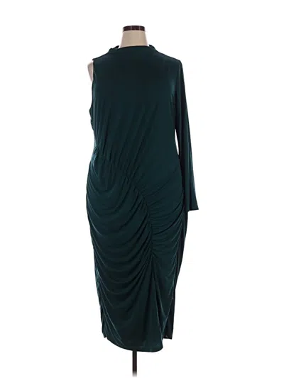 Pre-owned Eloquii Cocktail Dress In Teal