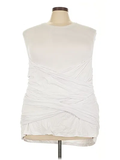 Pre-owned Eloquii Cocktail Dress In White