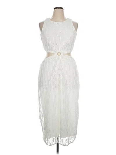 Pre-owned Eloquii Cocktail Dress In White