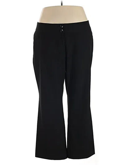 Pre-owned Eloquii Dress Pants In Black