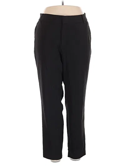 Pre-owned Eloquii Dress Pants In Black