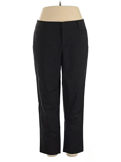 Pre-owned Eloquii Dress Pants In Black