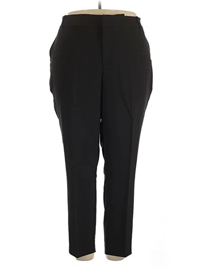 Pre-owned Eloquii Dress Pants In Black
