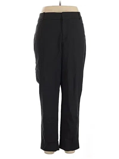 Pre-owned Eloquii Dress Pants In Black