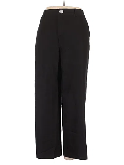 Pre-owned Eloquii Dress Pants In Black