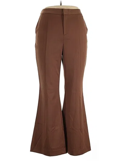 Pre-owned Eloquii Dress Pants In Brown