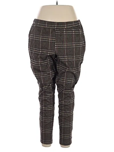Pre-owned Eloquii Dress Pants In Brown