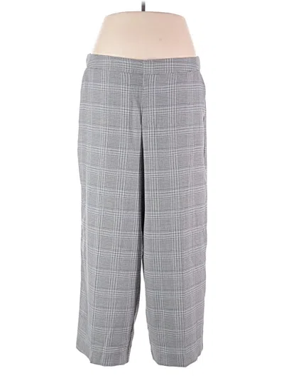 Pre-owned Eloquii Dress Pants In Gray