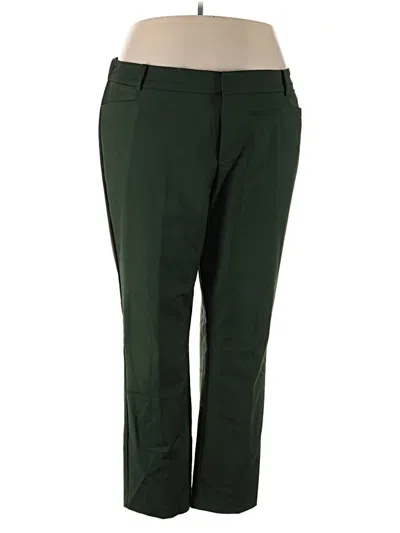 Pre-owned Eloquii Dress Pants In Green