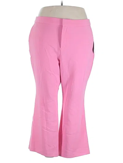 Eloquii Dress Pants In Pink