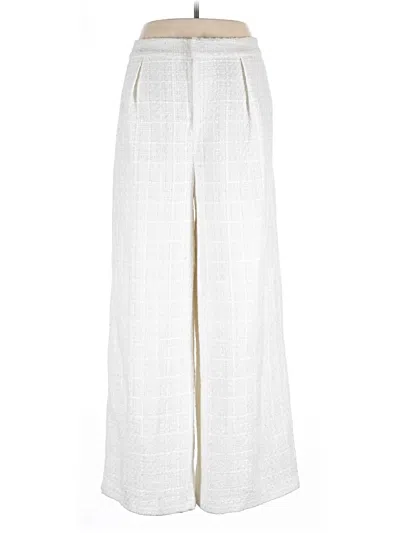 Pre-owned Eloquii Dress Pants In White