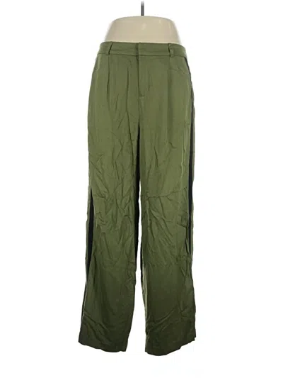 Pre-owned Eloquii Elements Casual Pants In Green