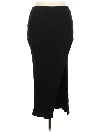 Pre-owned Eloquii Formal Skirt In Black