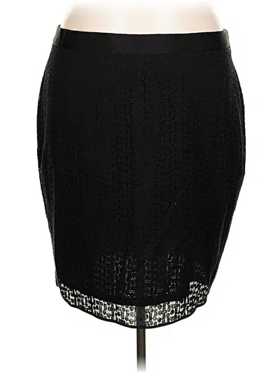 Pre-owned Eloquii Formal Skirt In Black