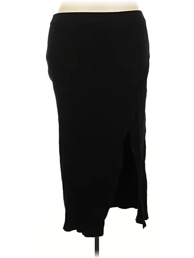 Pre-owned Eloquii Formal Skirt In Black