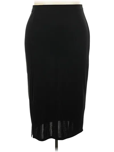Pre-owned Eloquii Formal Skirt In Black