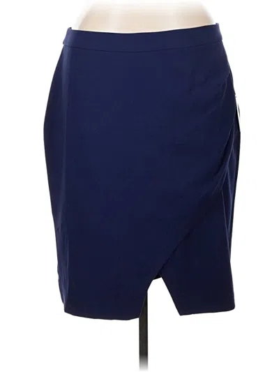 Pre-owned Eloquii Formal Skirt In Blue