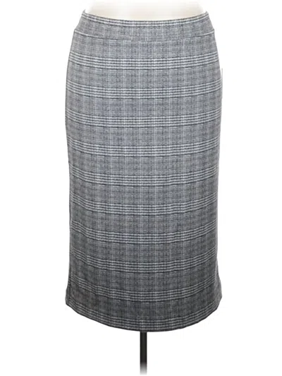 Eloquii Formal Skirt In Gray
