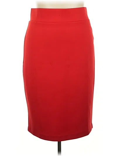 Pre-owned Eloquii Formal Skirt In Red