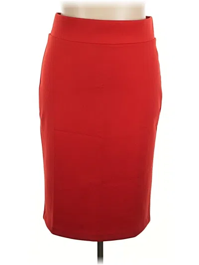 Pre-owned Eloquii Formal Skirt In Red