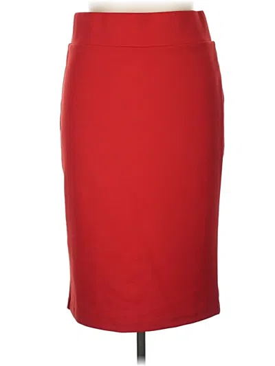 Pre-owned Eloquii Formal Skirt In Red