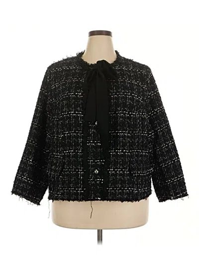 Pre-owned Eloquii Jacket In Black