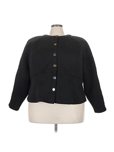 Pre-owned Eloquii Jacket In Black