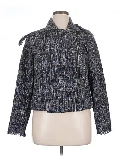 Pre-owned Eloquii Jacket In Blue