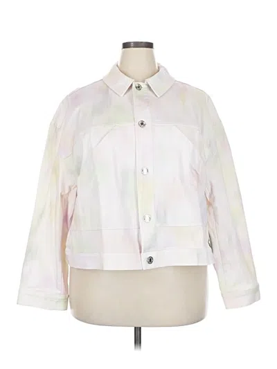 Pre-owned Eloquii Jacket In White