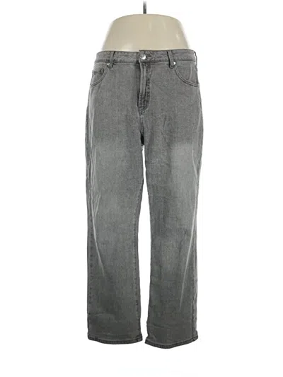 Pre-owned Eloquii Jeans In Gray