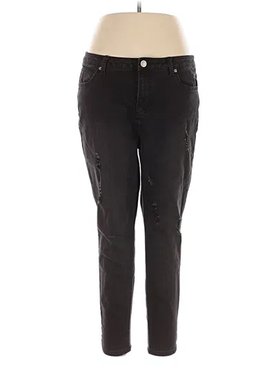 Pre-owned Eloquii Jeggings In Black