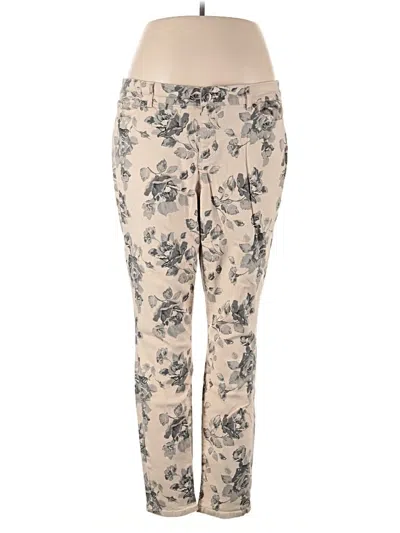 Pre-owned Eloquii Jeggings In Brown