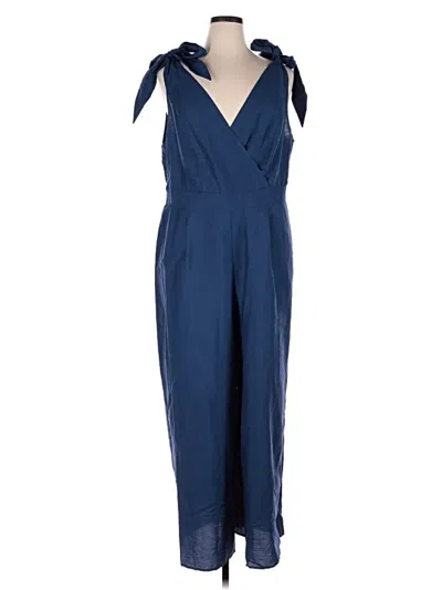Pre-owned Eloquii Jumpsuit In Blue