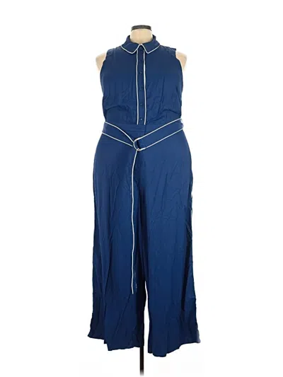 Pre-owned Eloquii Jumpsuit In Blue