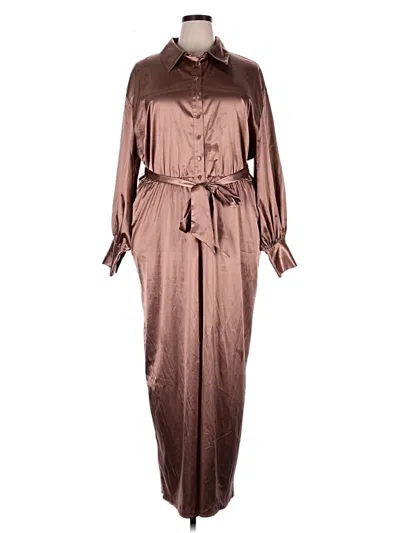 Pre-owned Eloquii Jumpsuit In Brown