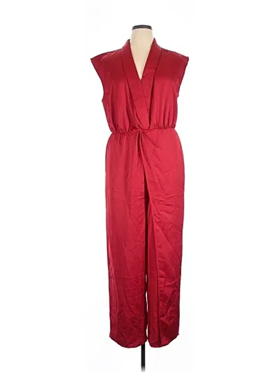 Pre-owned Eloquii Jumpsuit In Red