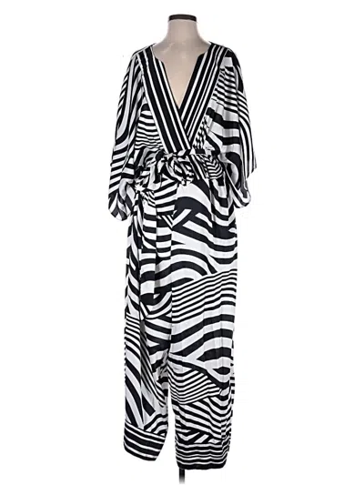 Pre-owned Eloquii Jumpsuit In Silver