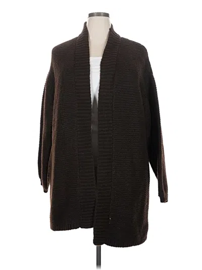 Pre-owned Eloquii Kimono In Brown