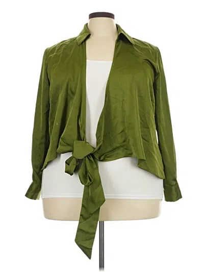 Pre-owned Eloquii Kimono In Green