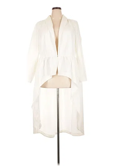 Pre-owned Eloquii Kimono In Ivory