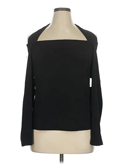Eloquii Long Sleeve Blouse In Black