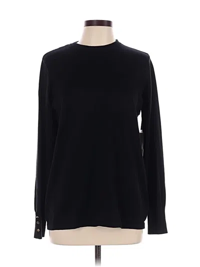 Pre-owned Eloquii Pullover Sweater In Black