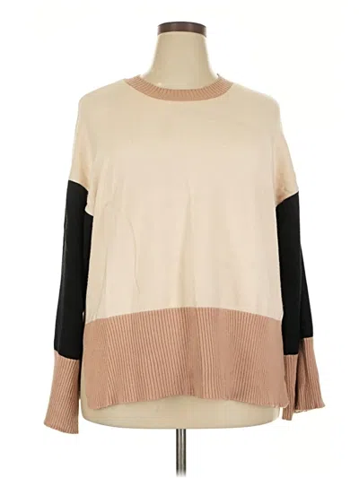 Pre-owned Eloquii Pullover Sweater In Brown